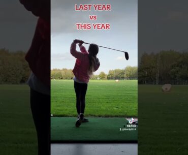 what a difference a year makes #juniors #femaleathletes #golfgirl #golf #lpga #fyp