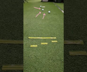 Golf Putting Distance Control Drill