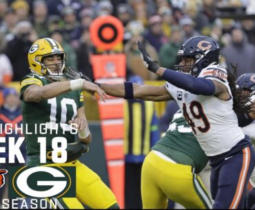 Chicago Bears vs. Green Bay Packers | 2023 Week 18 Game Highlights