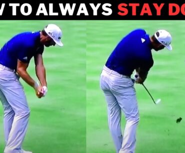 Why You Can't Stop Standing Up Through The Golf Ball