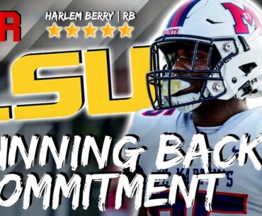 BOOM! LSU Lands 5-Star RB | Best Since Leonard Fournette?