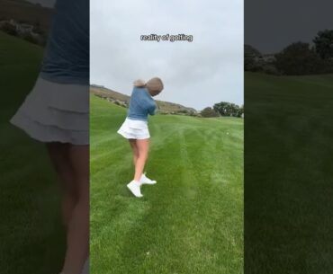 Reality of Golf #golf #golfer #funny #golfing #golfswing #comedy #golfgirl #golflife #fyp