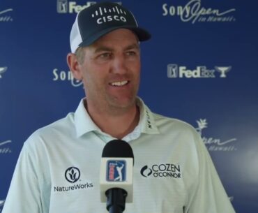 Brendon Todd Thursday Flash Interview 2024 Sony Open In Hawaii