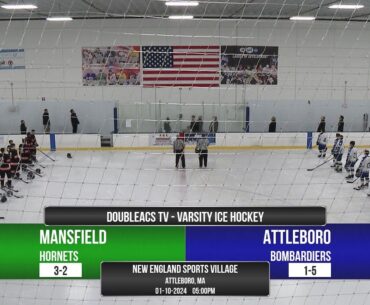 Ice Hockey: Mansfield vs Attleboro 01-10-2024