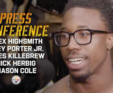 Highsmith, Porter Jr., Killebrew, Herbig, Cole on preparing for playoffs | Pittsburgh Steelers