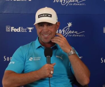 Gary Woodland Tuesday Press Conference 2024 Sony Open in Hawaii