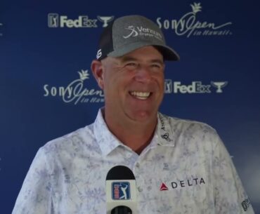 Stewart Cink Friday Flash Interview 2024 Sony Open In Hawaii