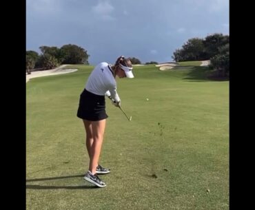 Nelly Korda - Iron DTL #golf #golfswing #youtubeshorts