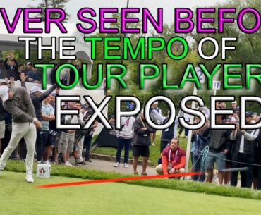 GOLF: The tempo of tour pros exposed, never done before, Tiger Rory Jack Hogan, LPGA and many more
