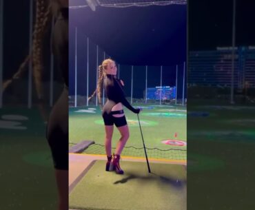 This is definitely not golf attire #golf #golfbabe #golfgirl #golftiktok #fyp #golfswing #hot