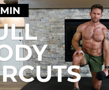 25 Min Full Body Dumbbell Workout at Home [Build Strength, Burn Fat]