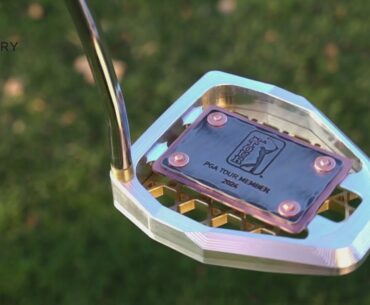 Making a putter with a PGA TOUR card inside