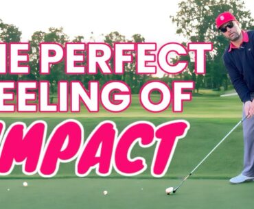 The perfect golf impact position