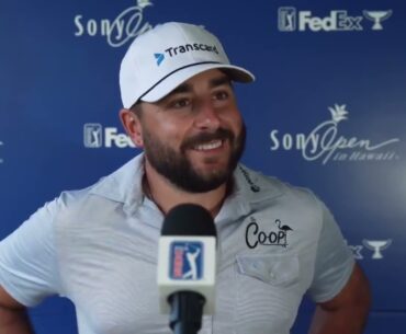 Stephen Jaeger Thursday Flash Interview 2024 Sony Open In Hawaii