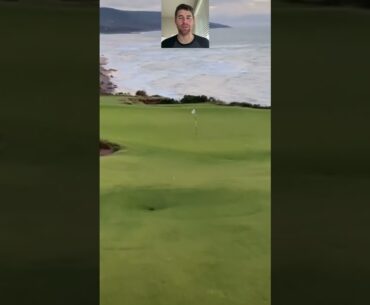 Guy Uses A Putter On A Par 3 #golf