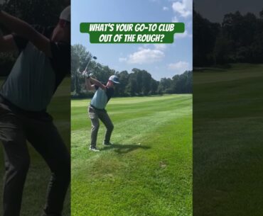 What's Your Go-To Club Out of The Rough? #golf #golfshorts #golftips