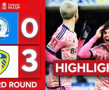 Bamford Scores Outrageous Volley! | Peterborough 0-3 Leeds United | Emirates FA Cup 2023-24
