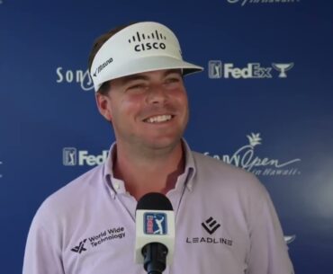 Keith Mitchell Friday Flash Interview 2024 Sony Open In Hawaii