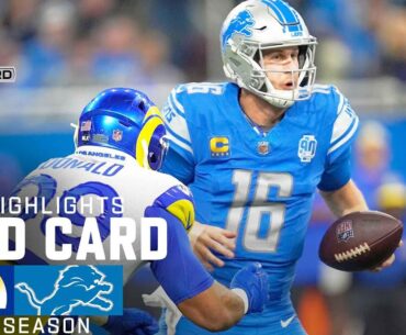 Los Angeles Rams vs. Detroit Lions Game Highlights | NFL 2023 Super Wild Card Weekend