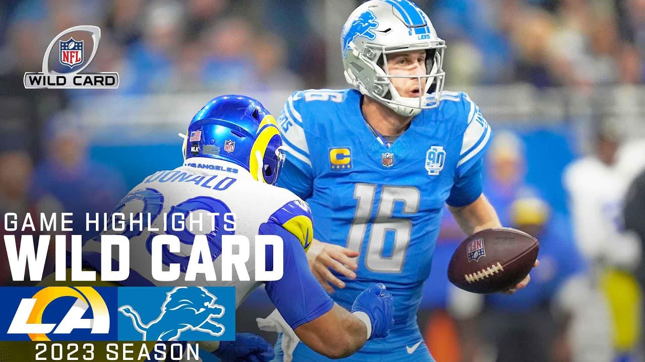 Los Angeles Rams vs. Detroit Lions Game Highlights | NFL 2023 Super Wild Card Weekend Los Angeles Rams vs. Detroit Lions Game Highlights | NFL 2023 Super Wild Card Weekend
