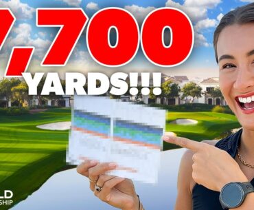 What can an AMATEUR GOLFER shoot off the PRO TEES on a DP World Tour Championship Course?!