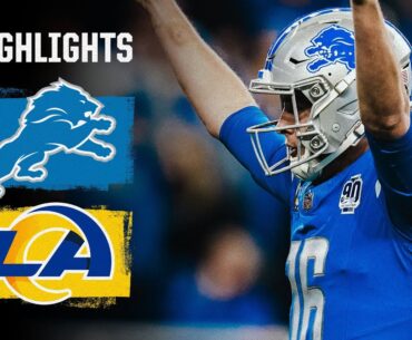 Detroit Lions win a playoff THRILLER vs. Los Angeles Rams | 2023 NFC Wild Card Round