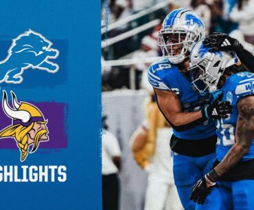 Lions CLINCH NFC North title in Christmas Eve win over the Vikings | 2023 Week 16 Game Highlights
