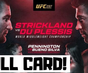 UFC 297 Predictions Strickland vs Du Plessis Full Card Betting Breakdown