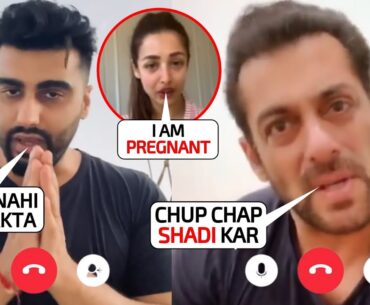 OMG 😱 Salman Khan came to support Malaika Arora when Arjun Kapoor refused to marry after pregnancy