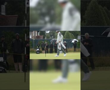 JON RAHM DOUBLE CHIP IN  #theopen #golf
