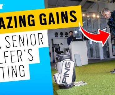 Ping fitted a senior golfer for high-launch irons... with amazing results!