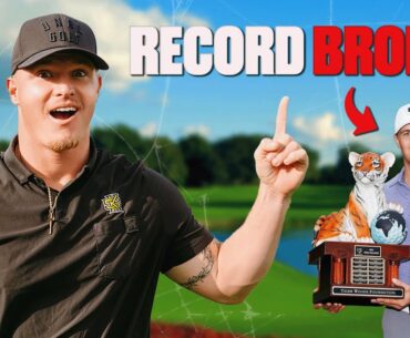 BREAKING JORDAN SPIETH'S RECORD!!