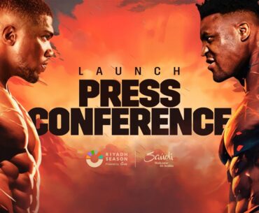 Anthony Joshua Vs Francis Ngannou Launch Press Conference