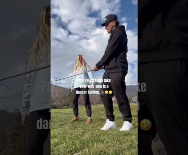 THE UGGGGS!😭🤣 #youtube #youtubeshorts #couple #couplethings #marriage #marriedlife #golf