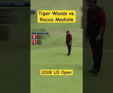 Tiger Vs Rocco🏌️- One of the Best Battles in Golf history #shorts