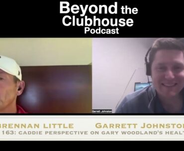 Gary Woodland's caddie Brennan Little
