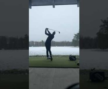 It may be the middle of winter in Belgium, but Thomas Pieters is still putting in the work ⛳️