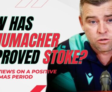 Examining Schumacher's First Month at Stoke City