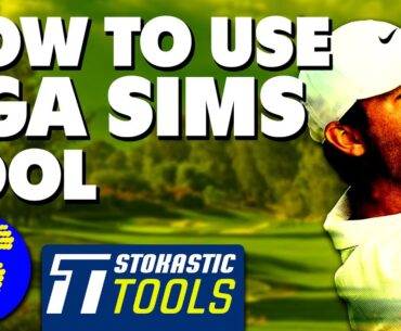 How to Use Stokastic PGA Sims Tools | Daily Fantasy Sports 101