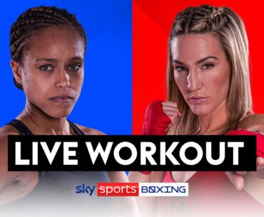 NATASHA JONAS VS MIKAELA MAYER! | LIVE WORKOUT 💪