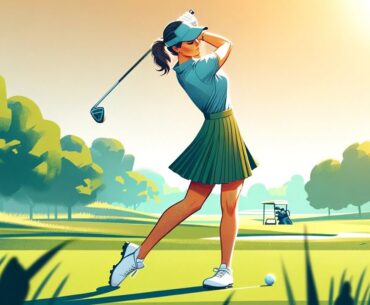 Sexy Lady Golfer Power Hitter #golfswing #golf #golflife