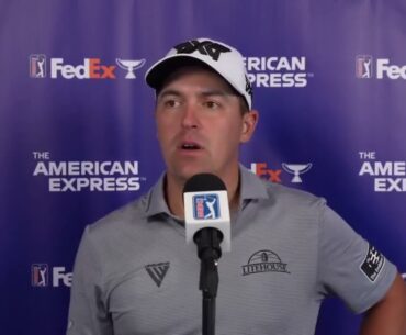 Justin Lower Thursday Flash Interview 2024 The American Express © PGA Tour