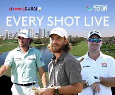 LIVE | Tommy Fleetwood, Ryan Fox & Cameron Young | 2024 Hero Dubai Desert Classic