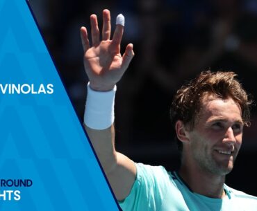 Albert Ramos-Vinolas v Casper Ruud Highlights | Australian Open 2024 First Round