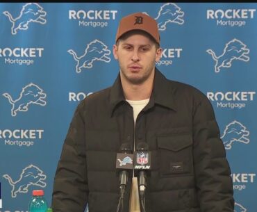 Detroit Lions Jared Goff on playoff win over Rams: it's about us