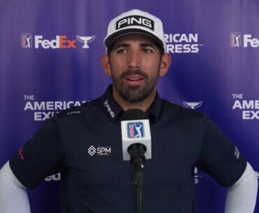 Matthieu Pavon Thursday Flash Interview French 2024 The American Express © PGA Tour