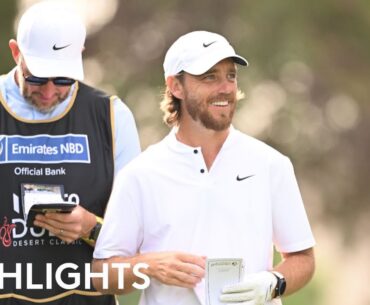 Tommy Fleetwood Round 2 Highlights | 2024 Hero Dubai Desert Classic