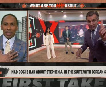 Mad Dog is MAD Stephen A. was in a suite with Michael Jordan and Derek Jeter | First Take