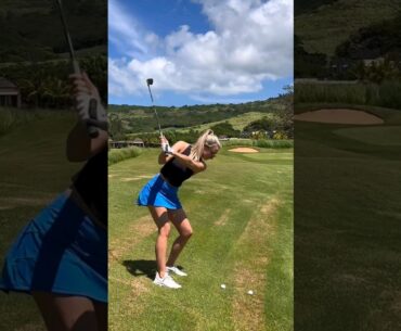 Hannah Davies #golf #golfswing #shorts