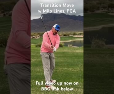 Transition move with @MiloLinesGolf #golf